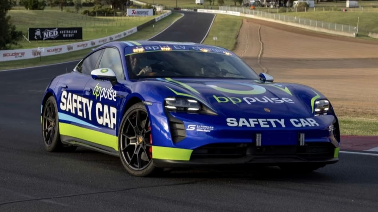 V8 Supercars reveals electric Porsche safety car