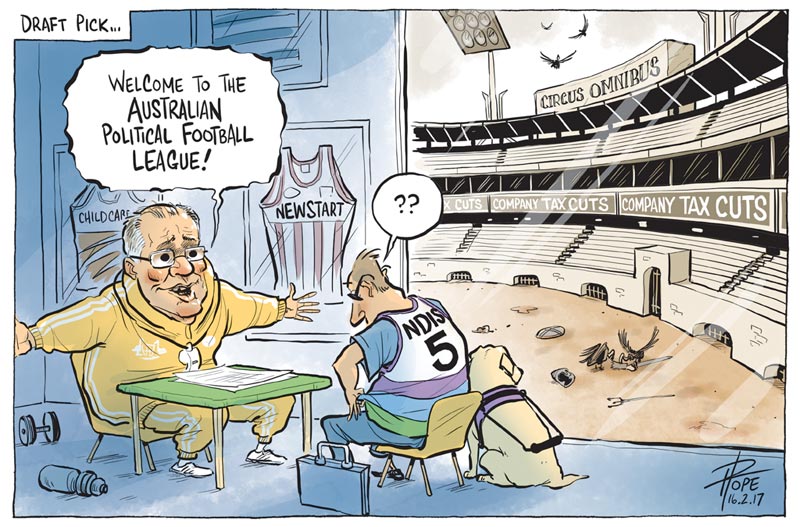 Cartoon: the Australian Political Football League