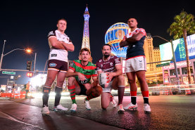 NRL players in Las Vegas.