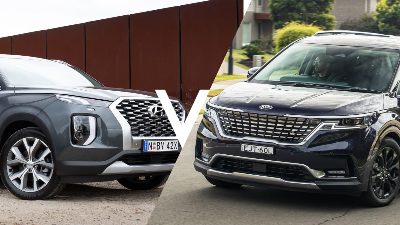 2022 Hyundai Palisade Elite 2.2 CRD v Kia Carnival Platinum diesel comparison