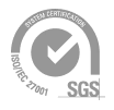 SGS ISO 27001 security logo