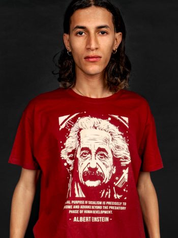 albert einstein t-shirt socialism quote