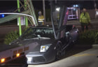 Gold Coast man crashes Lamborghini into power pole