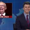 SNL Rips Trump Waving At Migrants, Dances On McConnell's Grave