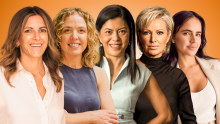 From left: Verity Tuck, Kristy Chong, Ada Guan, Shelley Sullivan, Anna Lahey.