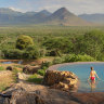 Kenya’s Sarara Camp, an amphitheatre made of craggy mountains clustered around vast sunlit plains.