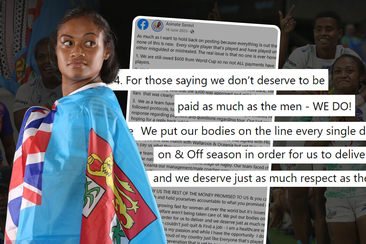 Asinate Serevi called out the Fijian rugby administration over inequalities in the sport.