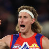 Western Bulldogs spearhead Aaron Naughton.