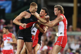 The Swans took aim at Wright after his high bump on Cunningham.