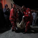 Injured Palestinians, including children, are brought to Al-Aqsa Martyrs Hospital in Deir El-Balah for treatment following the Israeli attacks in the Gaza Strip, on March 23, 2024. (Photo: Omar Ashtawy/APA Images)