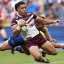 Tolutau Koula in action against the Eels.