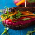 Try beetroot dip as an alternative spread on sandwiches (and watch what bread you use).