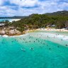 Cylinder Beach on Stradbroke Island made the list of top beaches in Australia.