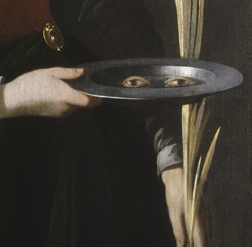 deathandmysticism:
?Saint Lucy?s eyes painted by Francisco de Zurbarn, ca. 1635-40
?