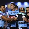 Canberra crumble, Sharks score 30 straight in comeback win