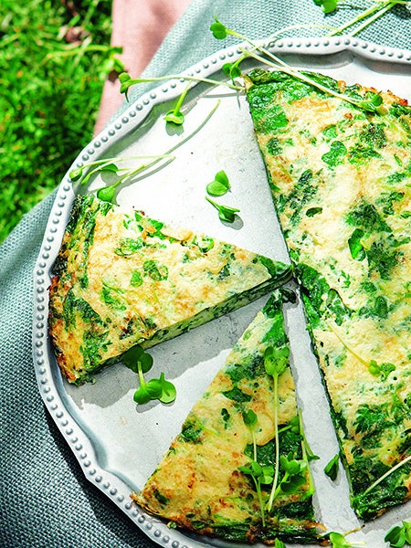 Frittata primaverile alle erbe di campo