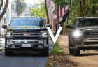 2021 Chevrolet Silverado 1500 LTZ Premium v 2022 Ram 2500 Laramie comparison