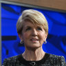 Former foreign minister Julie Bishop last year.