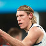 Mark Blicavs will play his 250th AFL game on Saturday night.