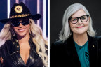 Beyonce and Sam Mostyn. 