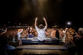 Flume performing at the 2013 One Night Stand in Dubbo