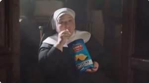 Conservative Catholics say the advert should be withdrawn immediately because it is blasphemous.