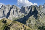 Hiking in the accursed mountains.