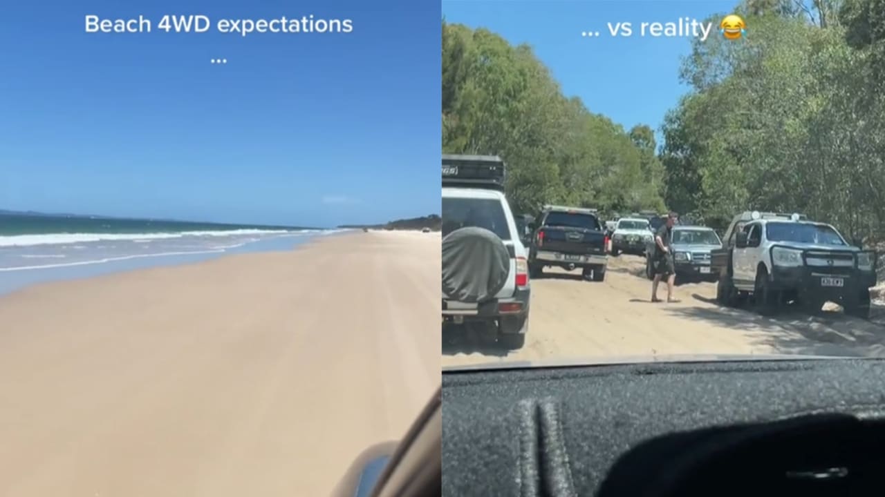 ‘Every time’: Video shows Bribie Island beach driving chaos