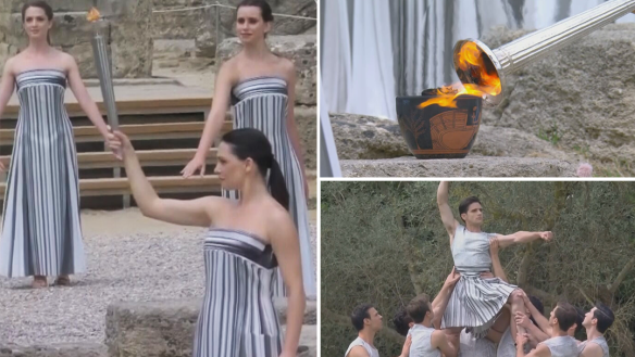 Countdown to Paris Olympics has hit a new milestone with the lighting of the torch at ancient birthplace of Games.