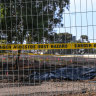 Asbestos contamination in Hosken Reserve in Coburg North.