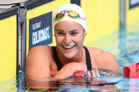 Kaylee McKeown after the 400m individual medley.