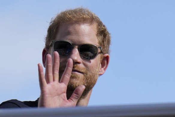 Prince Harry at the F1 Grand Prix in Austin, Texas, last year.