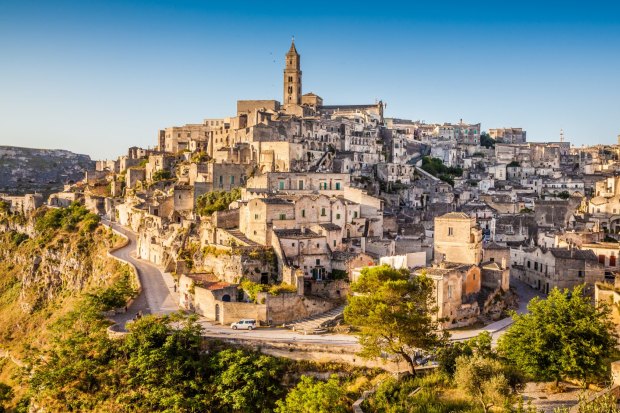 Ancient southern Italian town of Matera (Sassi di Matera).