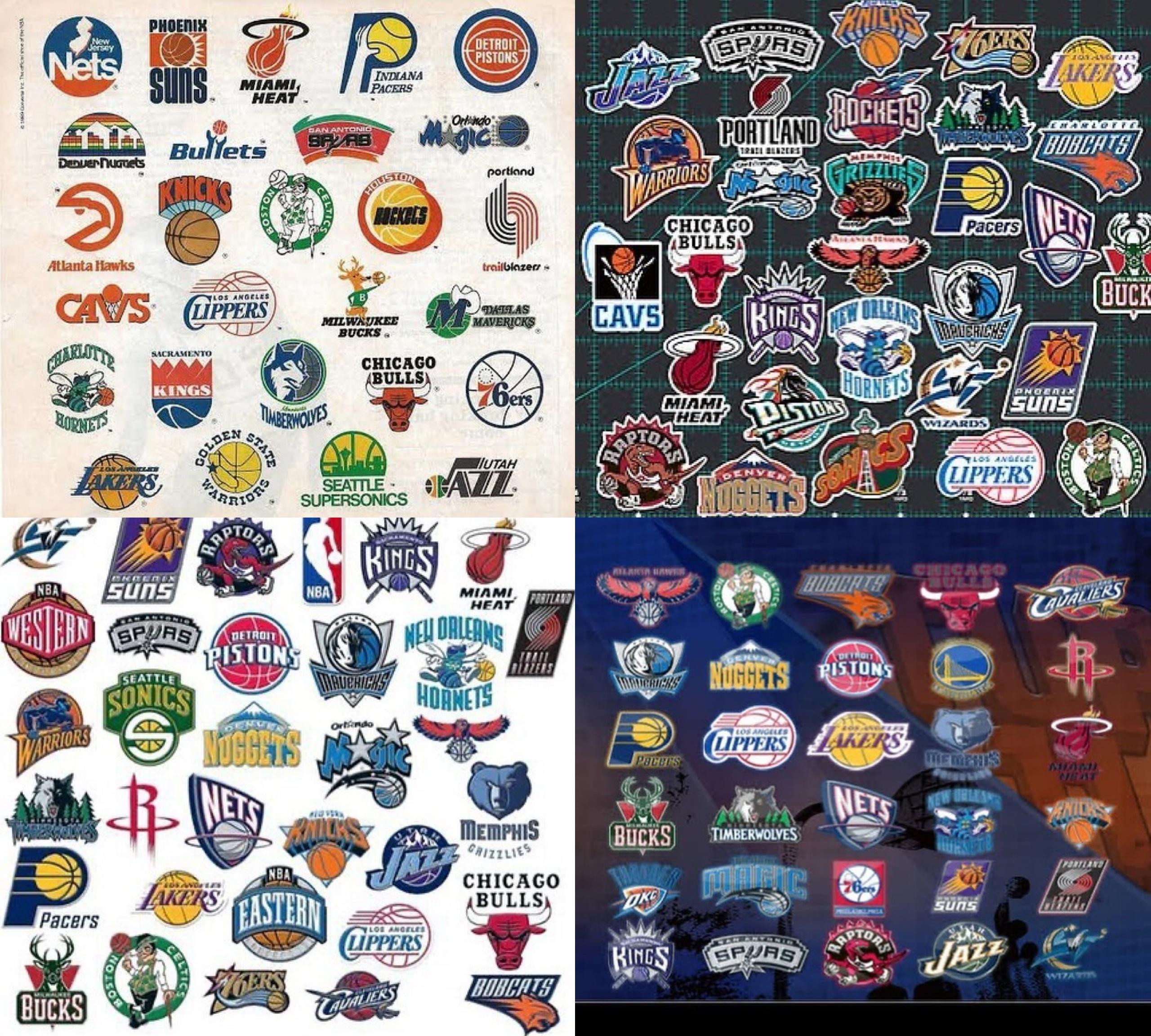 r/NBATalk - NBA logos by the decade