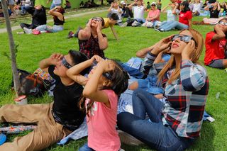 Torreon, Mexico. Millions of people have flocked to areas across North America that are in the path of totality in order to experience a total solar eclipse