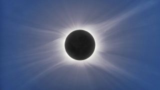 Totality as seen from Easter Island on July 11, 2010.