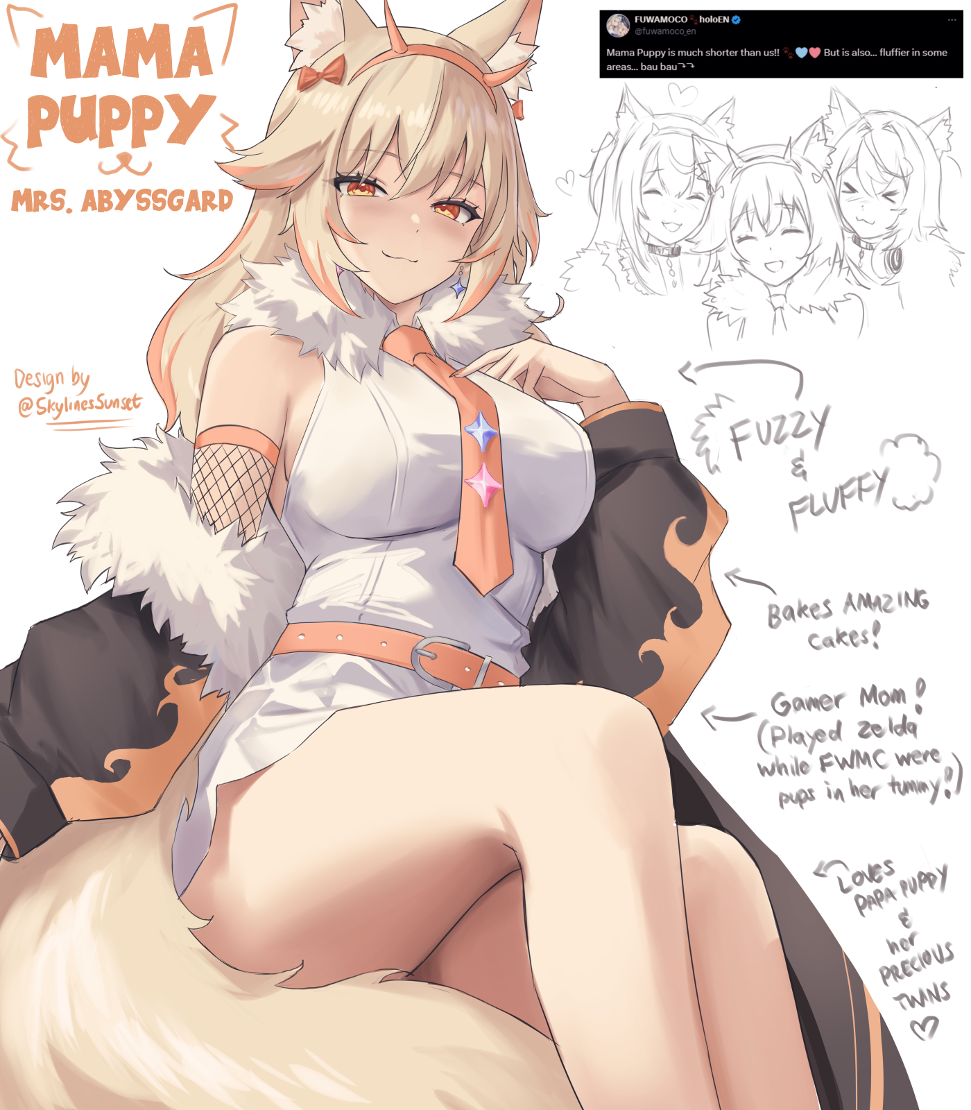 r/Hololive - Mamas are really popular right now so here is my take on Mama Puppy!