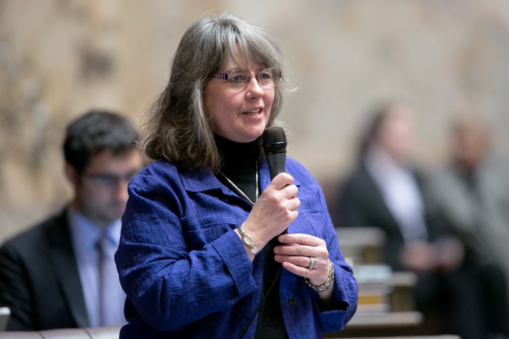 Gael Tarleton on the House floor