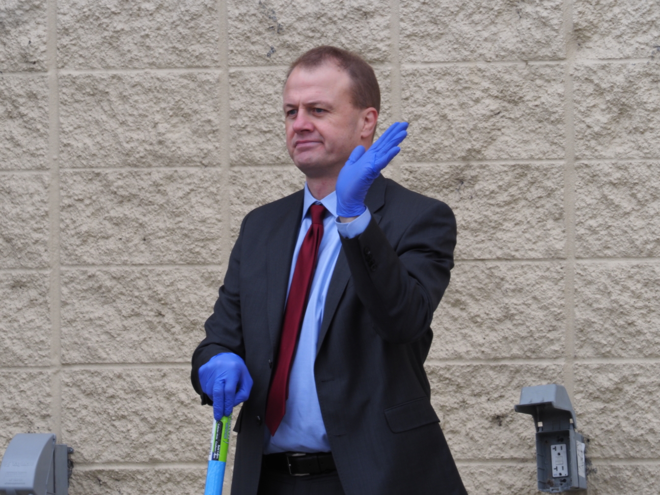 Tim Eyman waves dismissively