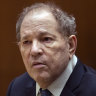 Former film producer Harvey Weinstein appears in court in Los Angeles in October 2022.