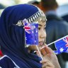 Afghan families celebrate Nowruz Festival or new year at Dandenong Park. Celebrating Nowruz is forbidden in Afghanistan under the Taliban.