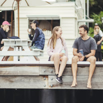 Effie’s kiosk at Manly Boatshed in Fairlight.