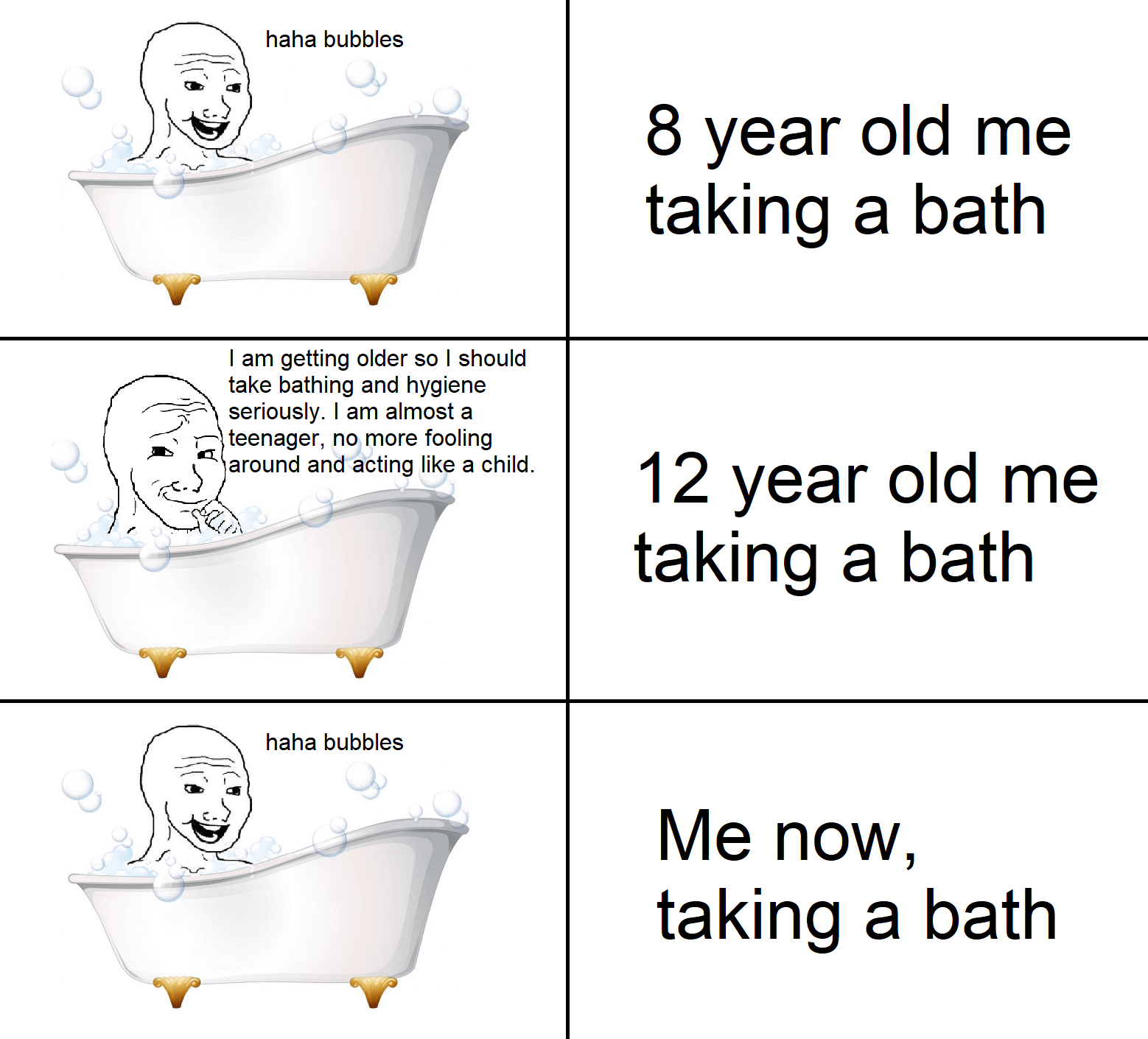 r/teenagers - As a teenager, how often do you take a bath? I'll go first. once every two days... 