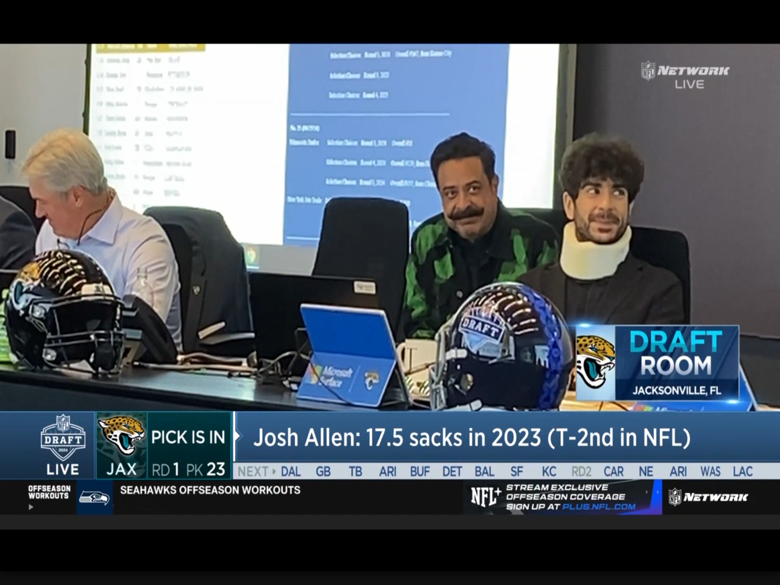 r/SquaredCircle - Tony Khan at the NFL draft