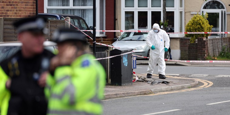 A 13-year-old boy died on Tuesday after five people, including two police officers, were wounded by a man wielding a sword in east London, police said. "It's with great sadness that one of those injured in this incident, a 13-year-old boy, has died from their injuries," Chief Superintendent Stuart Bell, from the Metropolitan Police, told reporters.