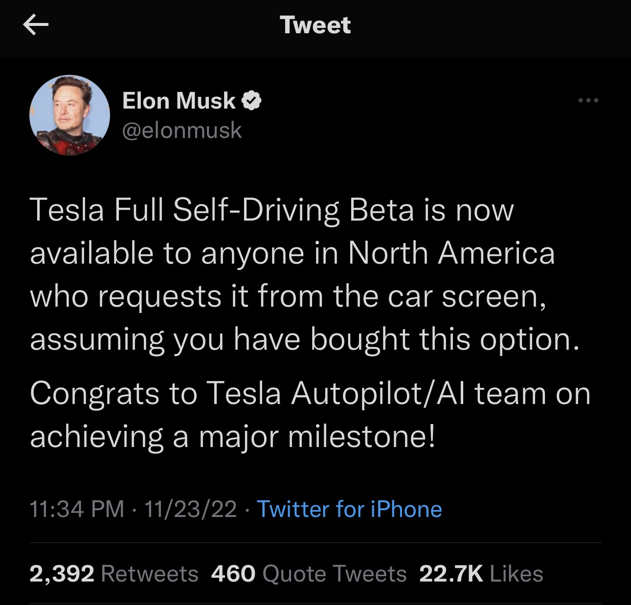 r/teslamotors - FSD Beta wide release in North America