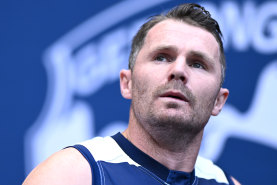 Patrick Dangerfield will spend at least a month on the sidelines with his latest hamstring injury.