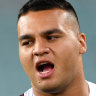 Lloyd Perrett playing for the Sea Eagles in 2019.