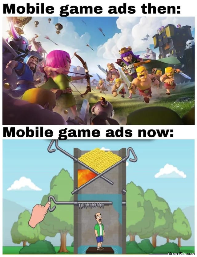 r/gaming - The Rise and Fall of Mobile game ads.