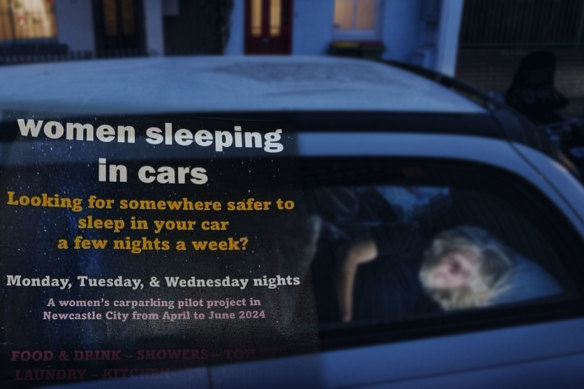 Service providers in Newcastle have become so stretched by a lack of housing options that they are now offering secure carparks for women fleeing domestic violence. 